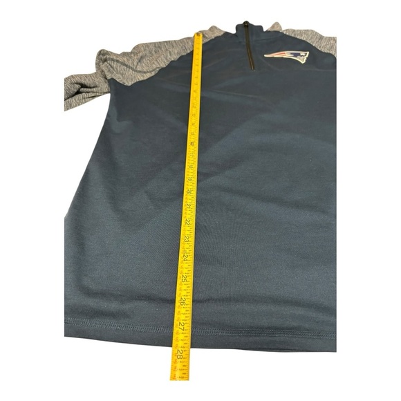 New England Patriots Majestic Fan Fashion Cool Base 1/4 Zip Pullover – XL - Picture 6 of 10